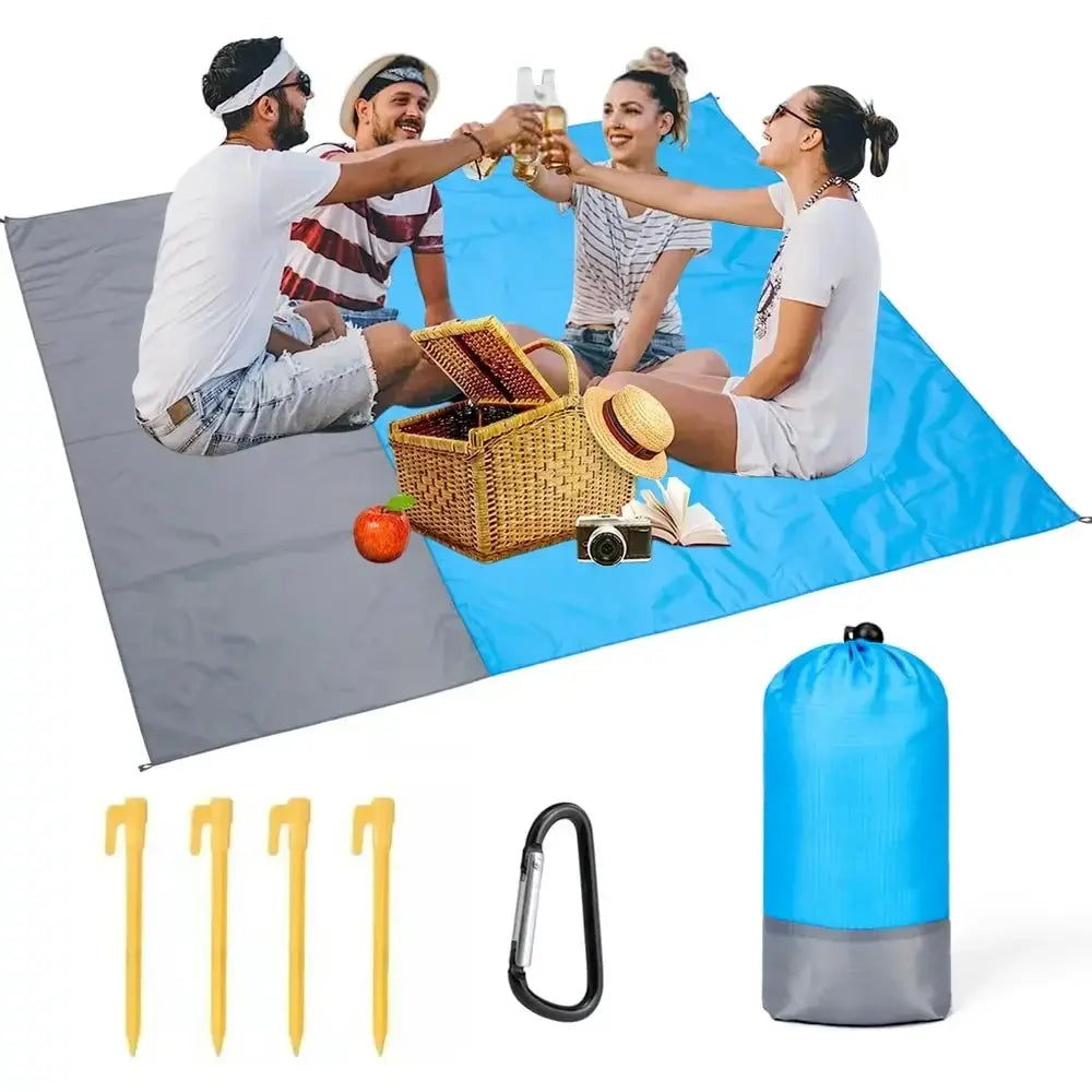 Tapis de Plage Anti-Sable SandFree Pro — 200x140cm